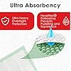 AbsorbEase® Ultra Absorbent Disposable Underpads - 25 Count Waterproof Large 30" x 30" Bed Pads for Incontinence - Leakproof Fast Drying, Baby, Puppy & Adults Bed Pads, Dog Pee Pads