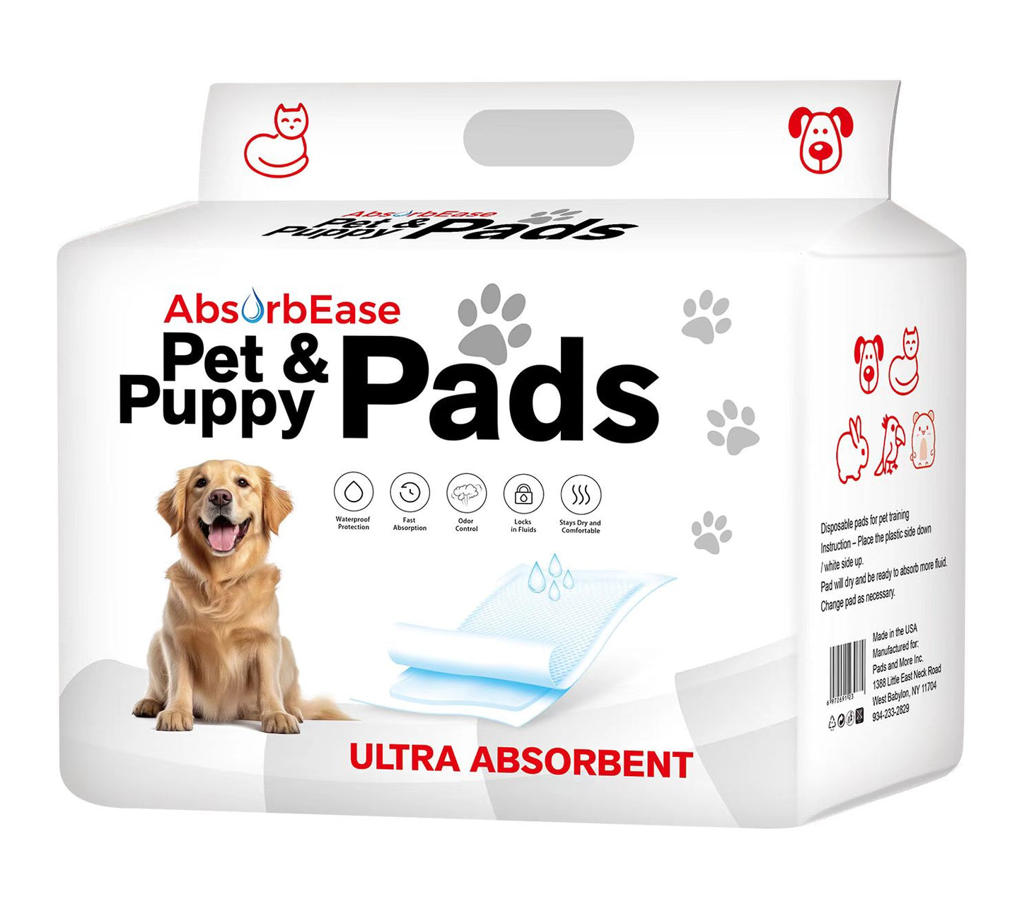 Absorbease Ultra Absorbent XXXL Disposable Pet Training Pads
