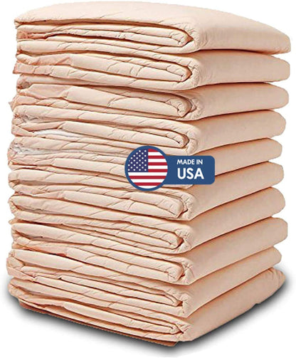 100 Ultra Absorbent XL Disposable Underpads, Odor Blocking, Waterproof Extra Large 30" x 36" Bed Pads for Incontinence - Leakproof Baby, Dog, Puppy, Adults Pads, Dog Pee Pads USA-Made